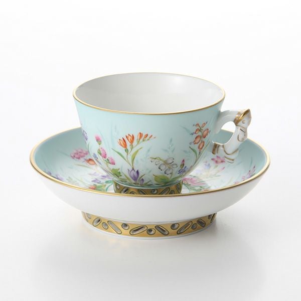 ヘレンド シノワズリ（中国趣味） フォーシーズン QS 03371-0-21 スモールカップ＆ソーサー