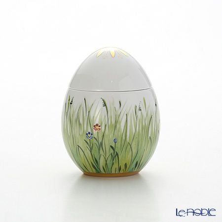 アウガルテン（AUGARTEN） スプリング グリーンメドウ＆フラワー（5504） エッグボックススタンド 8cm（606）