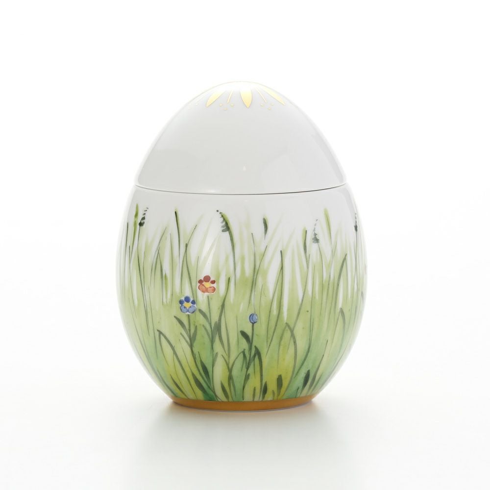 アウガルテン（AUGARTEN） スプリング グリーンメドウ＆フラワー（5504） エッグボックススタンド 8cm（606）