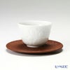 マイセン（Meissen） 歴代レリーフ 55954／85662 白磁カップ＆ベットガーセッ器ソーサー 1984年発表 小花模様