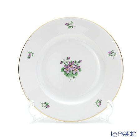 アウガルテン（AUGARTEN） バイオレットブーケ（5600） プレート 20cm（001シューベルトシェイプ）