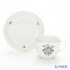 アウガルテン（AUGARTEN） バイオレットブーケ（5600） コーヒーカップ＆ソーサー 200ml （001シューベルトシェイプ）