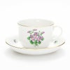 アウガルテン（AUGARTEN） バイオレットブーケ（5600） コーヒーカップ＆ソーサー 200ml （001シューベルトシェイプ）
