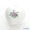 アウガルテン（AUGARTEN） バイオレットブーケ（5600） ハートボックス 7×7cm（860）