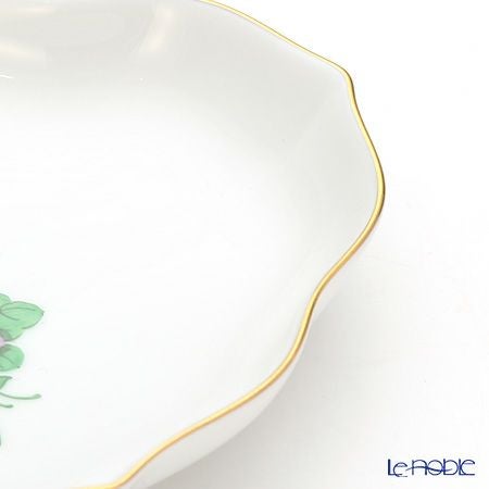 アウガルテン（AUGARTEN） バイオレットブーケ（5600） オーバルディッシュ 12×9.5cm（070）