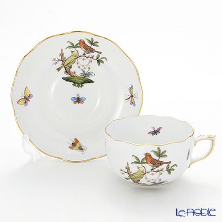 ヘレンド (HEREND) ロスチャイルドバード RO-6 00724-0-00 ティーカップ＆ソーサー 200ml
