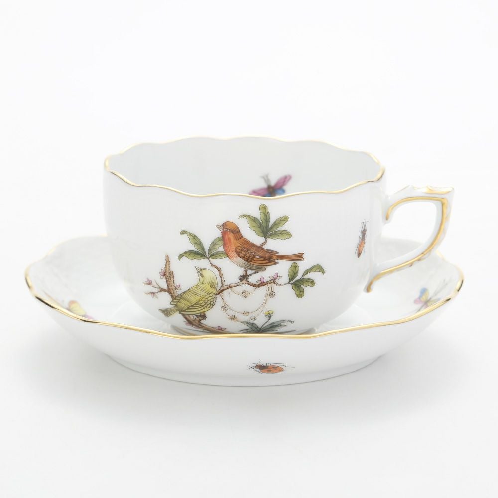 ヘレンド (HEREND) ロスチャイルドバード RO-6 00724-0-00 ティーカップ＆ソーサー 200ml