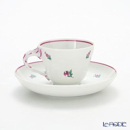 アウガルテン（AUGARTEN） オールドウィンナーローズ（5784） モカカップ＆ソーサー ロココ（070）