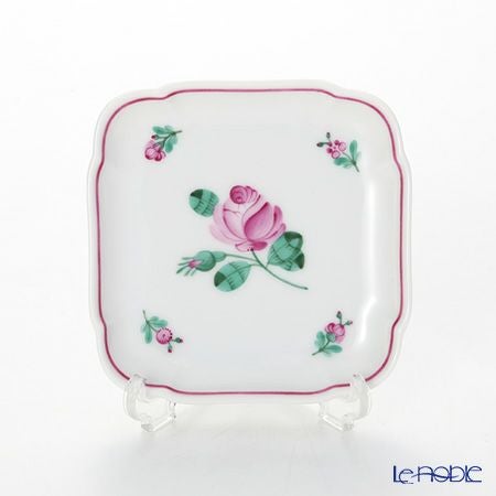 アウガルテン（AUGARTEN） オールドウィンナーローズ（5784） スクエアディッシュ 9×9cm（110）