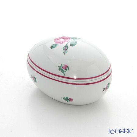 アウガルテン（AUGARTEN） オールドウィンナーローズ（5784） エッグシェイプボックス（606）