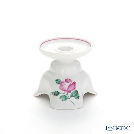 アウガルテン（AUGARTEN） オールドウィンナーローズ（5784） キャンドルスタンド脚付（661）