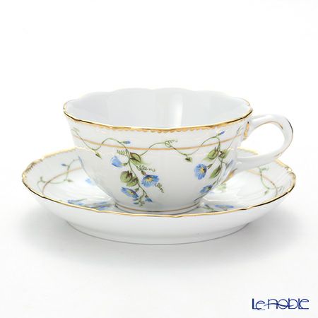 ヘレンド モーニンググローリー NY 04247-0-00 ティーカップ＆ソーサー