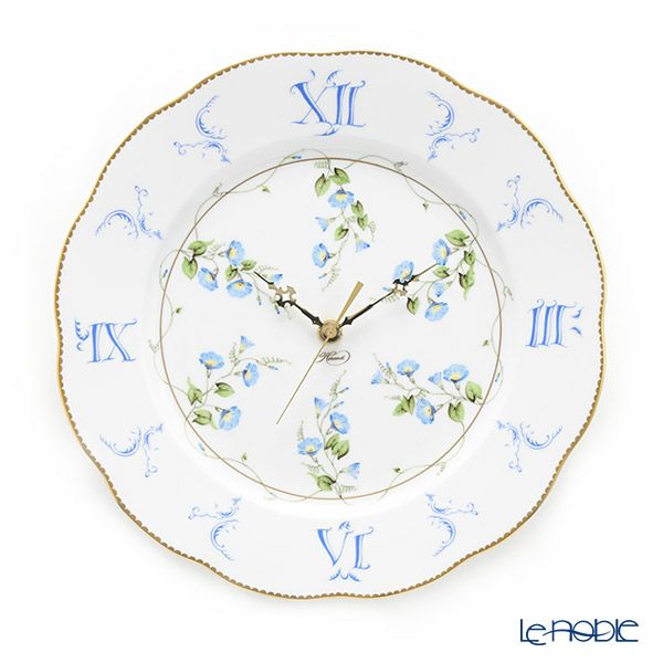 ヘレンド モーニンググローリー NY 20527-0-47 ウォールクロック 28.5cm