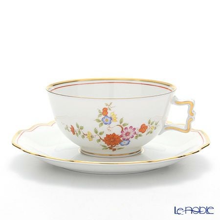 アウガルテン（AUGARTEN） カラフルシノワズリ（5849） ティーカップ＆ソーサー 200ml（114ヴェルヴェデーレシェイプ）