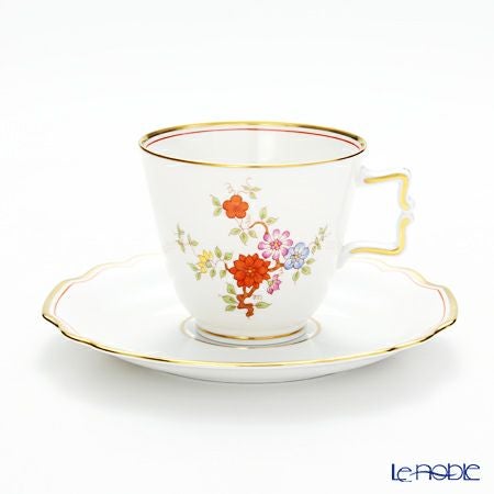アウガルテン（AUGARTEN） カラフルシノワズリ（5849） コーヒーカップ＆ソーサー 200ml（114ヴェルヴェデーレシェイプ）