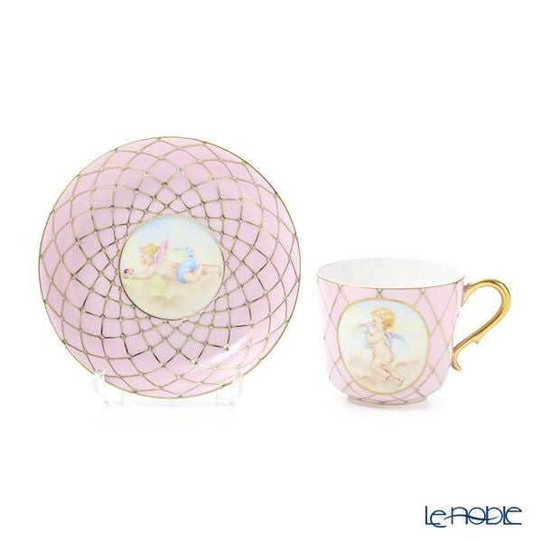 ヘレンド フンボルト SP 03929-0-00 ティーカップ＆ソーサー（ピンク）150ml