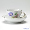 マイセン（Meissen） ベーシックフラワー（三つ花） 060110／00582／06 コーヒーカップ＆ソーサー 200ml Motiv No.6 ヒルガオ