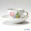 マイセン（Meissen） ベーシックフラワー（三つ花） 060110／00582／13 コーヒーカップ＆ソーサー 200ml Motiv No.13 野バラ