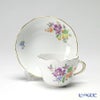 マイセン（Meissen） ベーシックフラワー（三つ花） 060110／00582／34 コーヒーカップ＆ソーサー 200ml Motiv No.34 スミレ