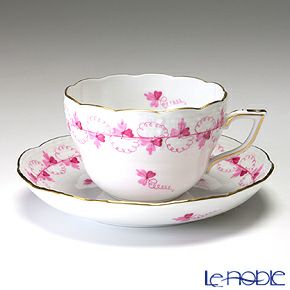 ヘレンド パセリピンク PEP 00730-0-00 ティーカップ＆ソーサー（兼用） 200ml