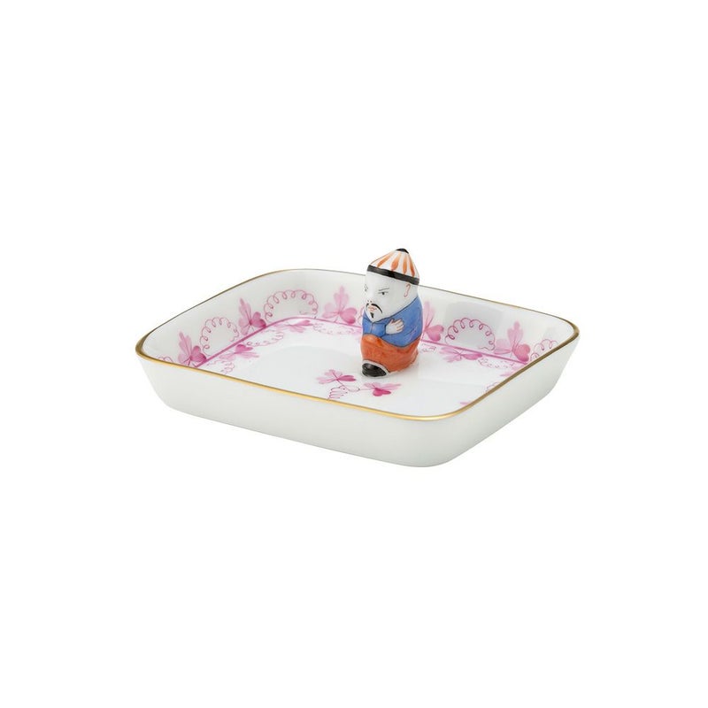ヘレンド パセリピンク PEP オブロングトレイ マンダリン 8cm 07733-0-21
