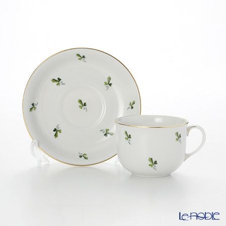 アウガルテン（AUGARTEN） スキャタードグレープリーブス（6490） コーヒーカップ＆ソーサー 200ml（001シューベルトシェイプ）