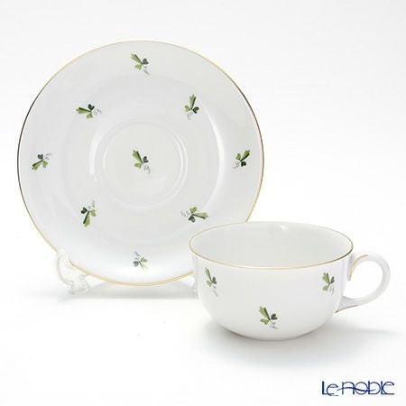 アウガルテン（AUGARTEN） スキャタードグレープリーブス（6490） ティーカップ＆ソーサー（S）200ml（001シューベルトシェイプ）