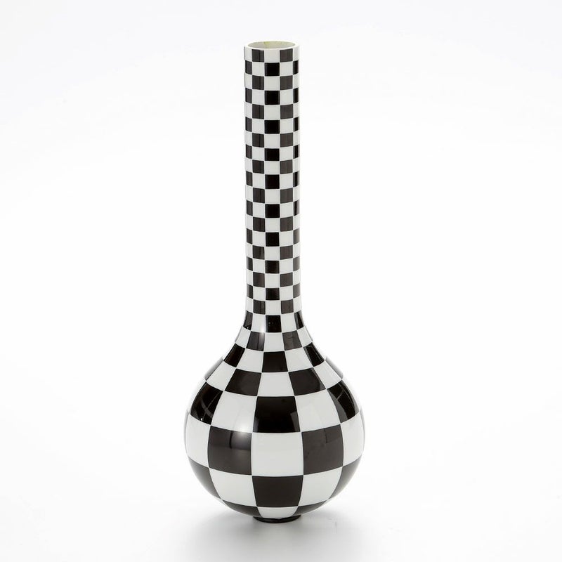 アウガルテン（AUGARTEN） ピノキオ ブラック＆ホワイト チェック（6635） ベース 29cm（897）