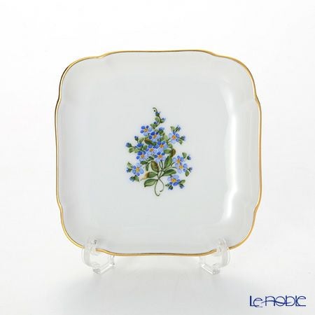 アウガルテン（AUGARTEN） 忘れな草（6690） スクエアディッシュ 9×9cm（110）