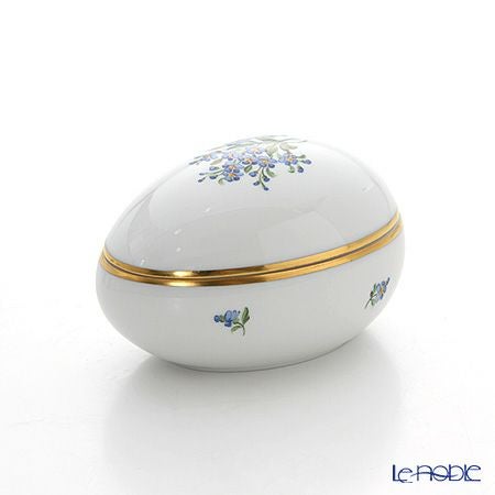 アウガルテン（AUGARTEN） 忘れな草（6690） エッグシェイプボックス（606）