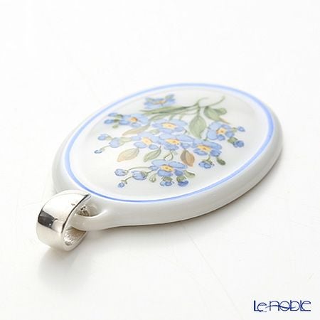 アウガルテン（AUGARTEN） 忘れな草（6690） ブルーライン ペンダント（銀金具）