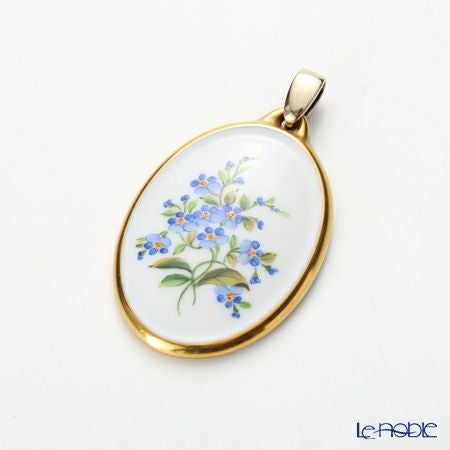 アウガルテン（AUGARTEN） 忘れな草（6690） ペンダント（金縁）（753）