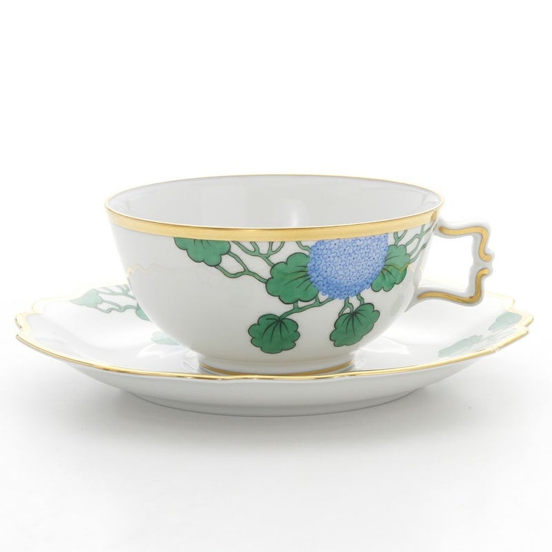 アウガルテン（AUGARTEN） ハイドランジア（アジサイ）（6703） ティーカップ＆ソーサー 200ml（114ヴェルヴェデーレシェイプ）