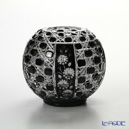 マイセン（Meissen） マイセンクリスタル 花瓶（ブラック） 15cm 140／18BK