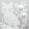 マイセン（Meissen） マイセンクリスタル クロック フクロウ（クリア） H11cm OWL Motiv 1