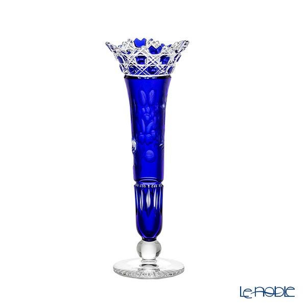 マイセン（Meissen） マイセンクリスタル 一輪挿し 23cm（ブルー） MF0／1024／23B