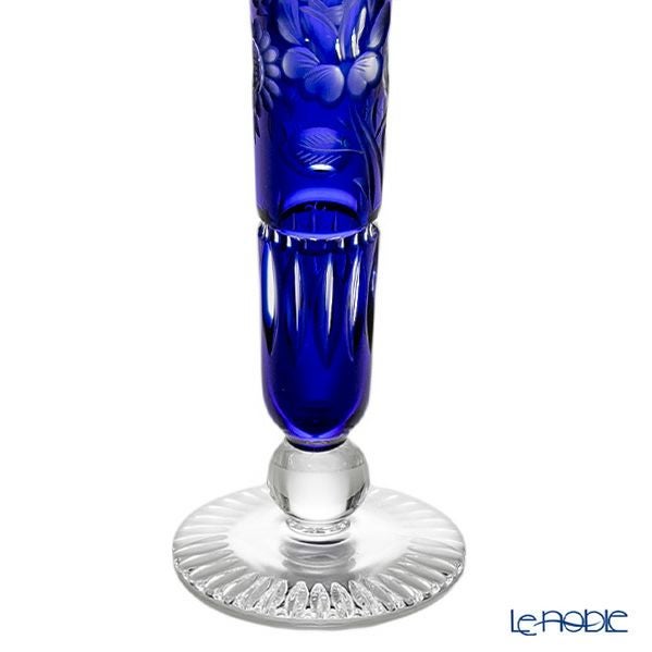 マイセン（Meissen） マイセンクリスタル 一輪挿し 23cm（ブルー） MF0／1024／23B