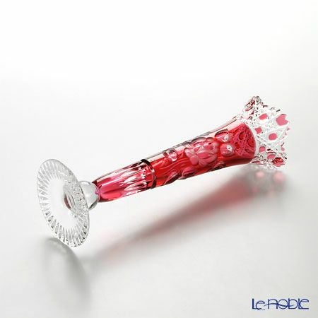 マイセン（Meissen） マイセンクリスタル 一輪挿し 23cm（レッド） MF0／1024／23R