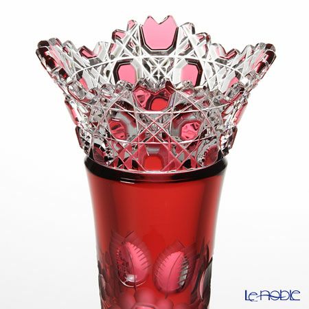 マイセン（Meissen） マイセンクリスタル 一輪挿し 23cm（レッド） MF0／1024／23R