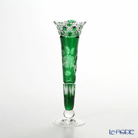 マイセン（Meissen） マイセンクリスタル 一輪挿し 23cm（グリーン） MF0／1024／23G