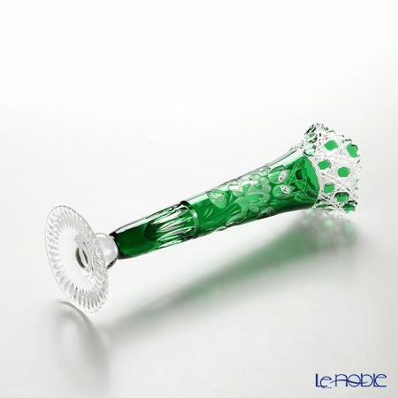 マイセン（Meissen） マイセンクリスタル 一輪挿し 23cm（グリーン） MF0／1024／23G