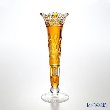 マイセン（Meissen） マイセンクリスタル 一輪挿し 23cm（アンバー） MFO／1024／23AB