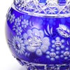 マイセン（Meissen） マイセンクリスタル MFO／140／16B 花瓶ラウンド（ブルー） 16cm