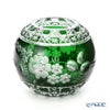 マイセン（Meissen） マイセンクリスタル MFO／140／16G 花瓶ラウンド（グリーン） 16cm