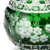 マイセン（Meissen） マイセンクリスタル MFO／140／16G 花瓶ラウンド（グリーン） 16cm