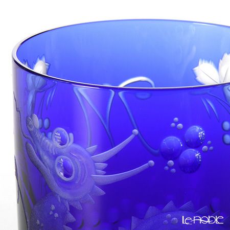 マイセン（Meissen） マイセンクリスタル ドラゴン 3263／9B オールドファッション 9.4cm（ブルー）