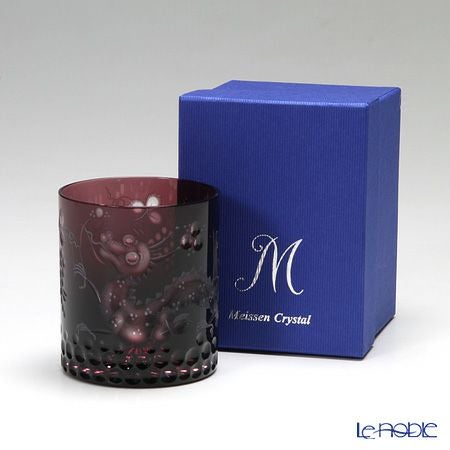 マイセン（Meissen） マイセンクリスタル ドラゴン 3263／9L オールドファッション 9.4cm（ライラック）