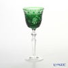 マイセン（Meissen） マイセンクリスタル ロンドンフラワー ワイングラス 20.9cm（グリーン） MFO／3517／2G