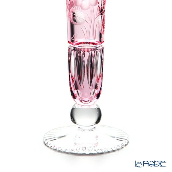 マイセン（Meissen） マイセンクリスタル マイセンフラワー 一輪挿し 23cm（ピンク） MFO／1024／23P