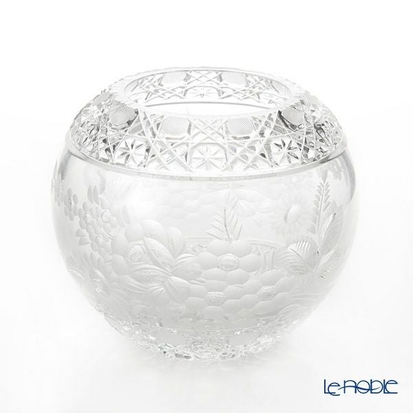 マイセン（Meissen） マイセンクリスタル MFO／140／16 花瓶ラウンド（クリア） 16cm